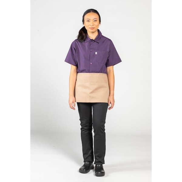 Uncommon Threads 2-Section Pocket Waist Apron Khaki 3065-2200 - main
